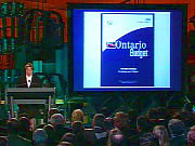 La présentation du budget de 2003